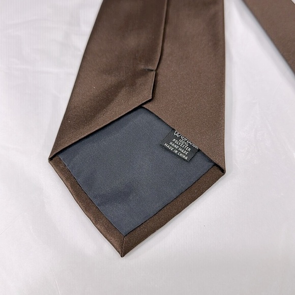 Romario Manzini Collection - Compass Print on Brown - Men’s Necktie ⭐️ EUC - Picture 5 of 6